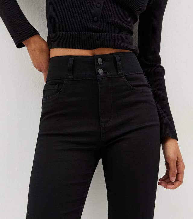 New Look Women's Stay Black High Waist Yazmin Skinny Jeans New Look - 3