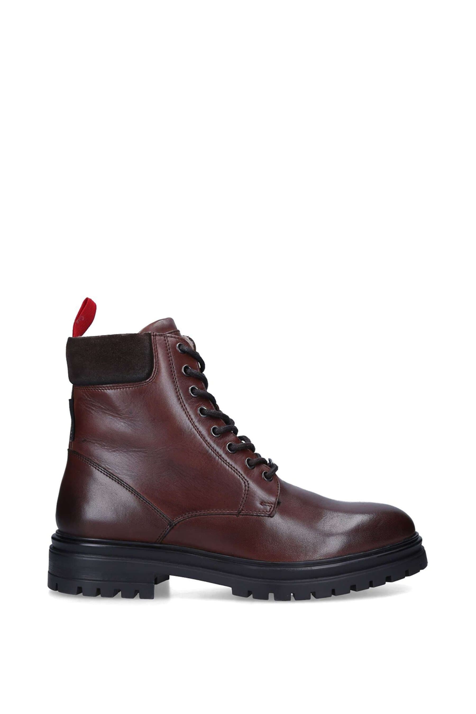 KG Kurt Geiger KG Kurt Geiger Men's 'Force Cuff' Leather Boots in Brown
