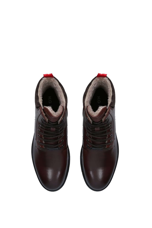 KG Kurt Geiger KG Kurt Geiger Men's 'Force Cuff' Leather Boots in Brown - 2
