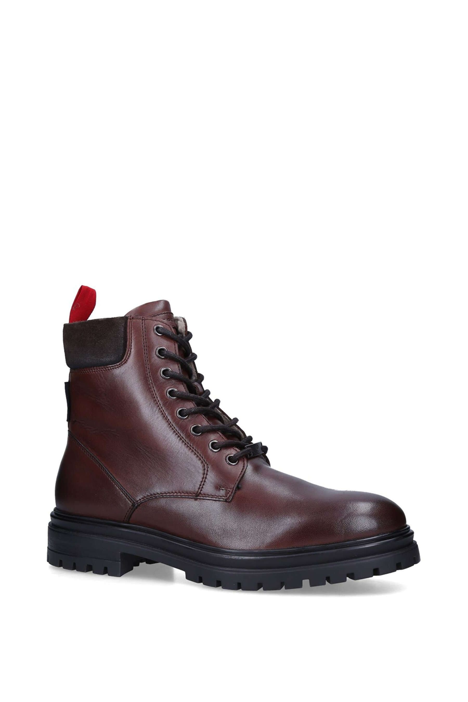 KG Kurt Geiger KG Kurt Geiger Men's 'Force Cuff' Leather Boots in Brown - 4