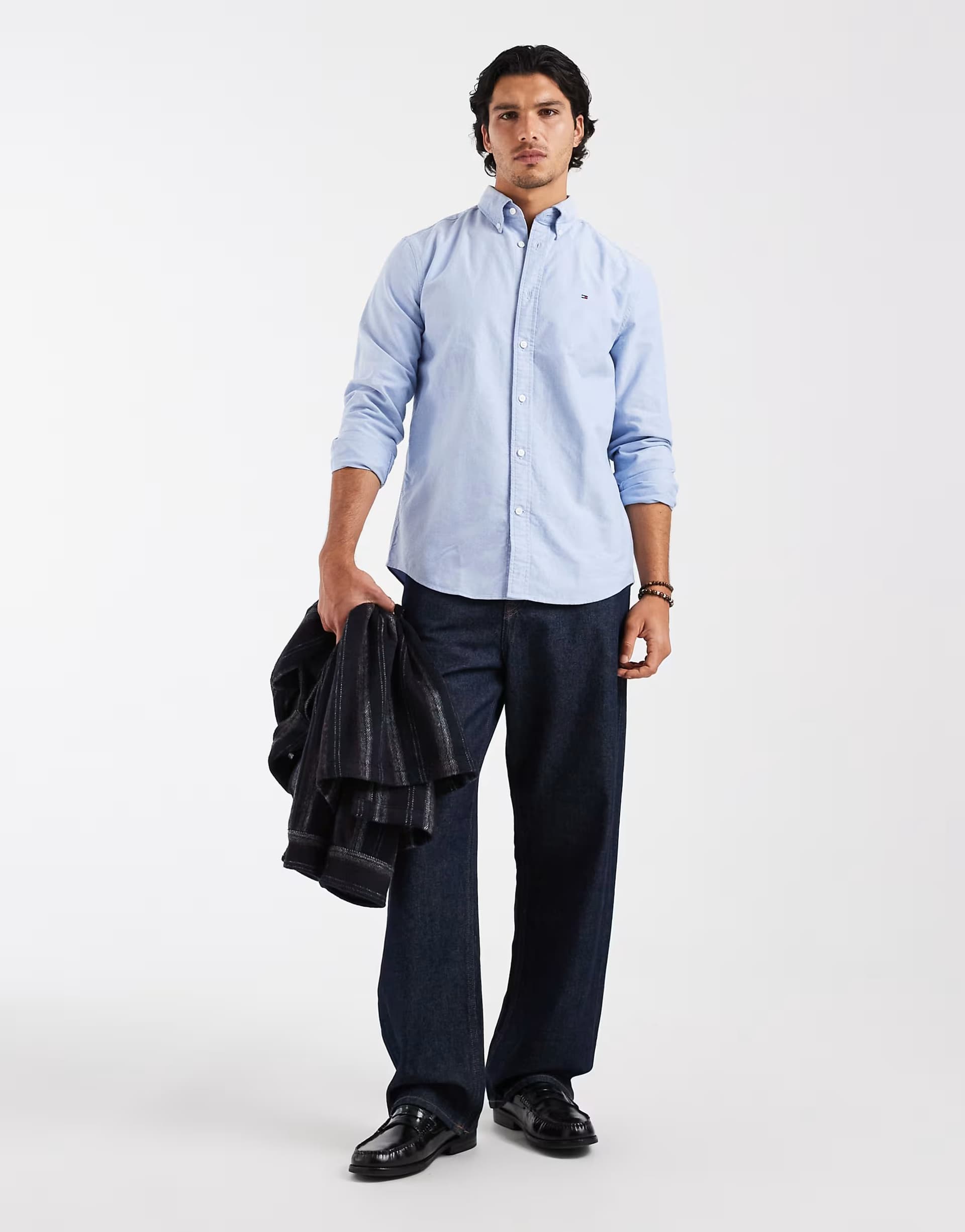 ASOS Tommy Hilfiger Heritage Oxford shirt in light blue