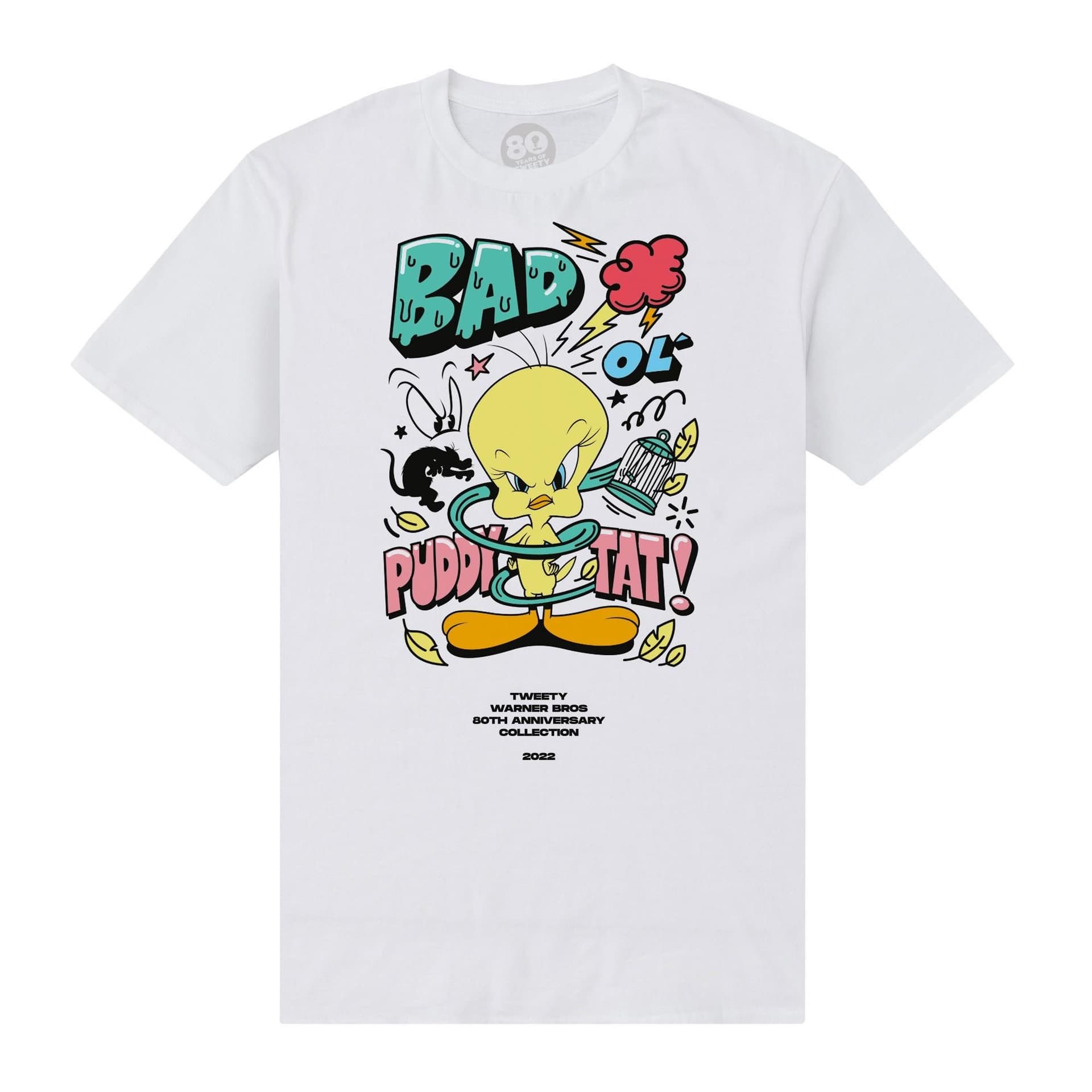 Tweety Tweety Men's 80th Bad Ol´ T-Shirt in White
