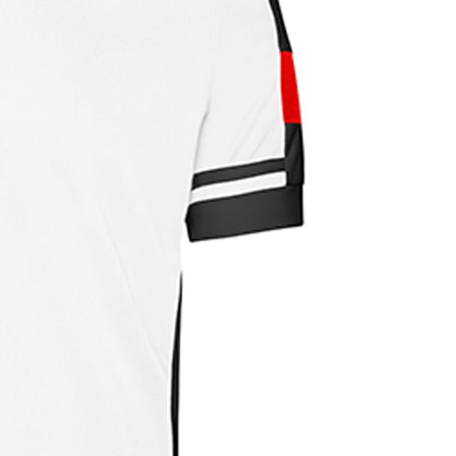 James and Nicholson James and Nicholson Men's Bike Half Zip T-Shirt in White - 2