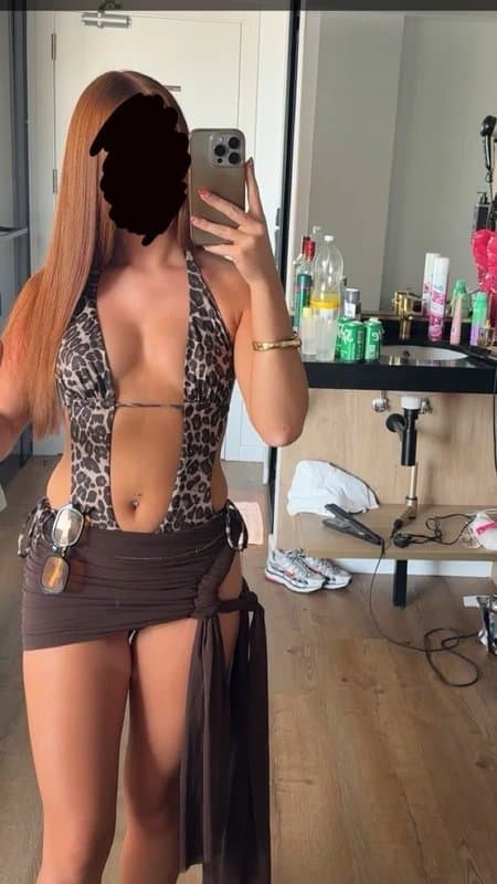 Bershka Leopard swim
