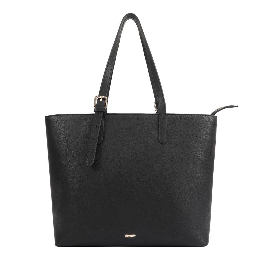 Paul Costelloe Paul Costelloe Women's Cambridge Leather Shoulder Bag in Black - 1