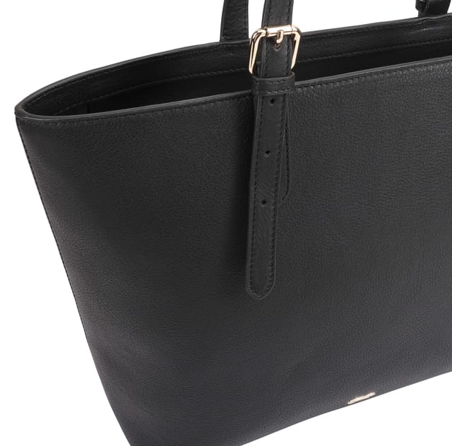 Paul Costelloe Paul Costelloe Women's Cambridge Leather Shoulder Bag in Black - 3