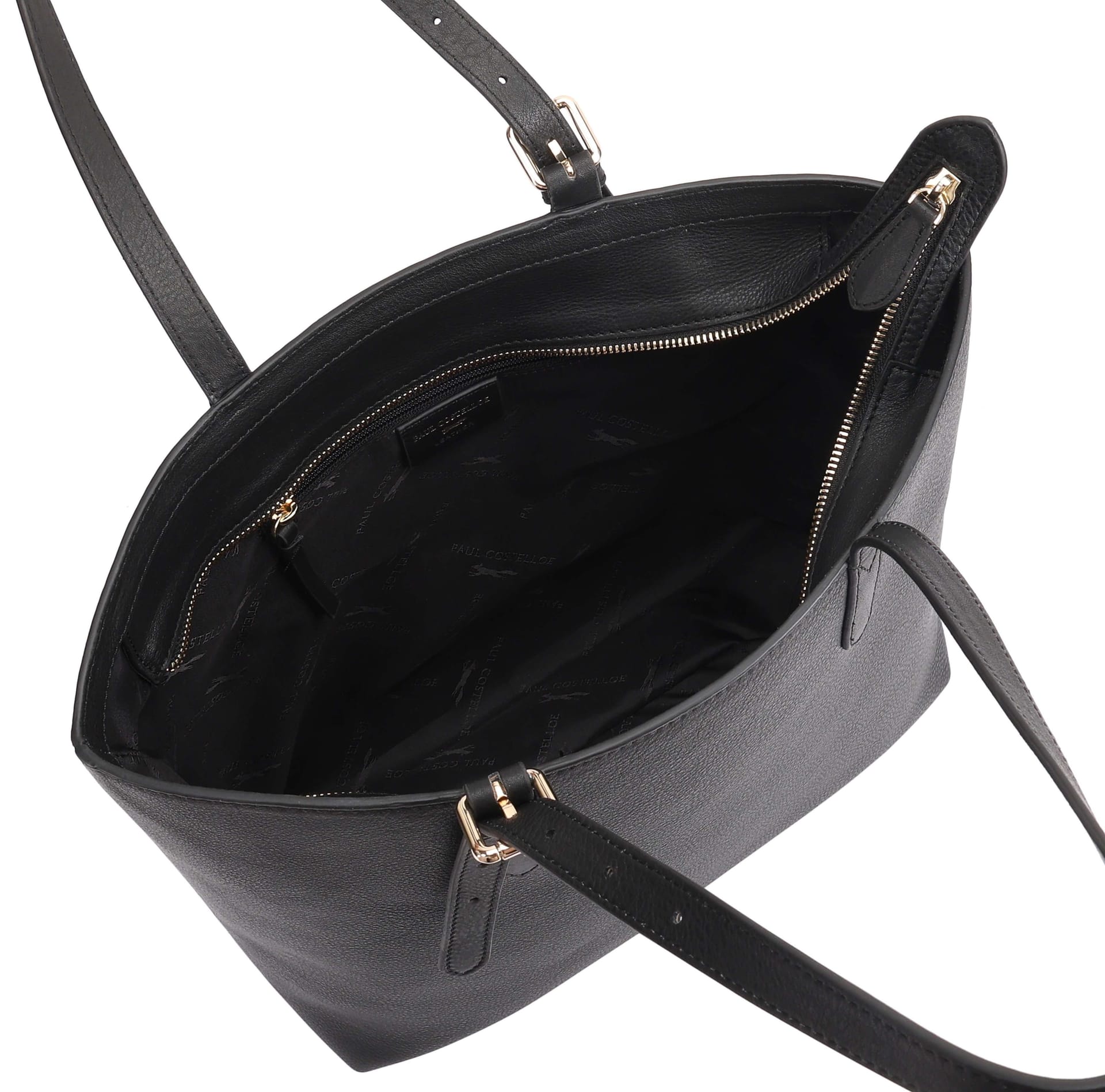 Paul Costelloe Paul Costelloe Women's Cambridge Leather Shoulder Bag in Black - 4