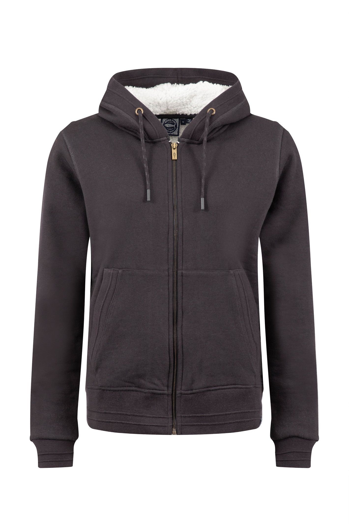 Weird Fish Weird Fish Women's Sevanna Borg Lined Jersey Hoodie in Midnight - 2