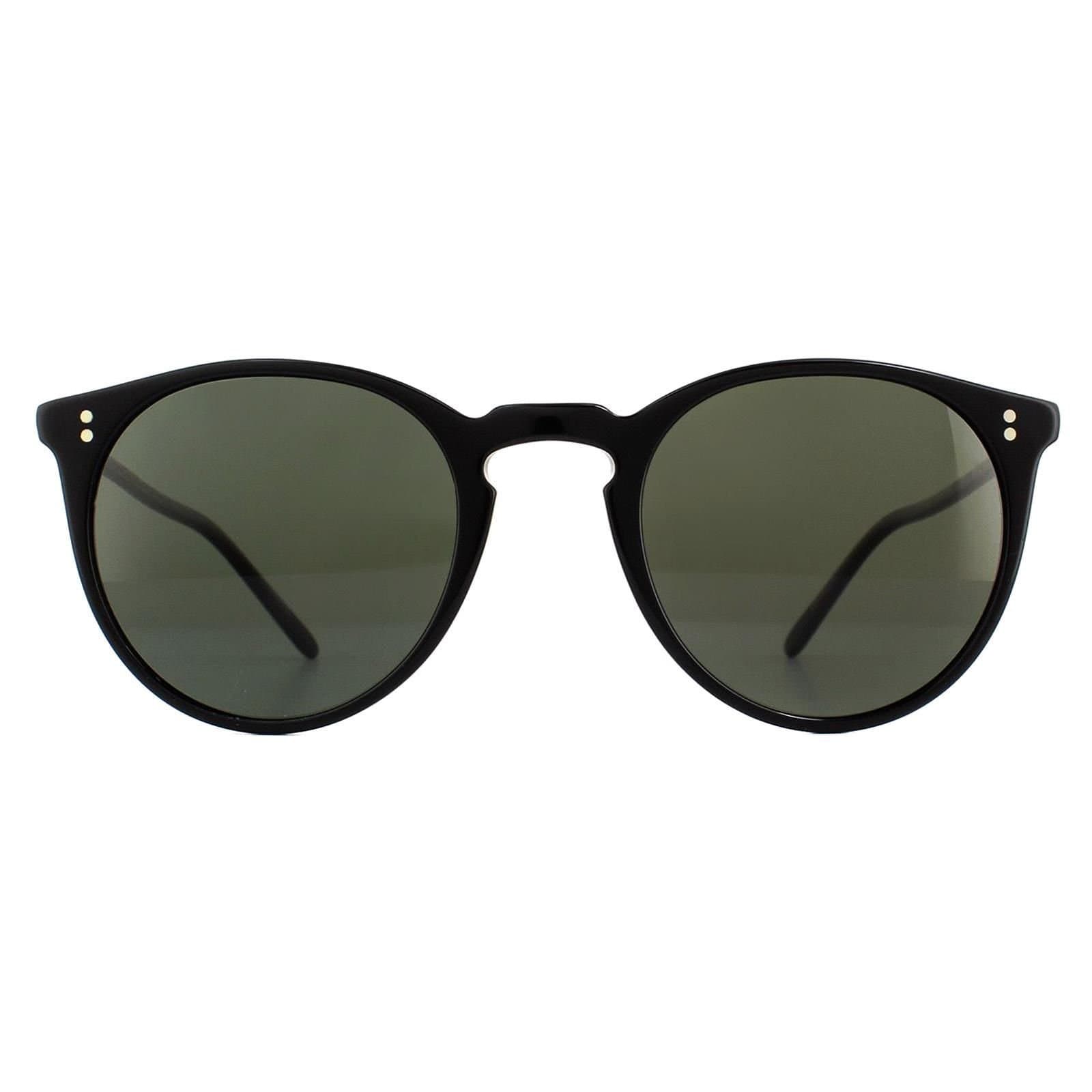 Oliver Peoples Oliver Peoples Men's Round Black G-15 Polarized Sunglasses