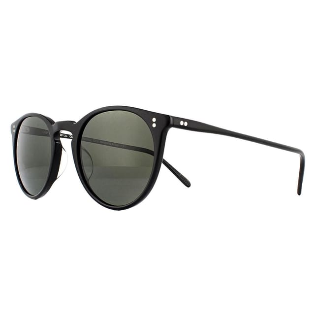 Oliver Peoples Oliver Peoples Men's Round Black G-15 Polarized Sunglasses - 2