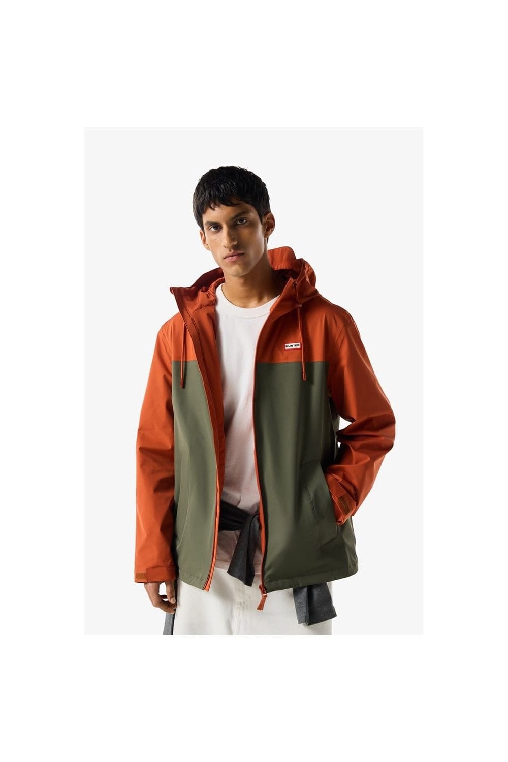 Hunter Hunter Men's Original Block Waterproof Jacket in Burnt Orange - 1