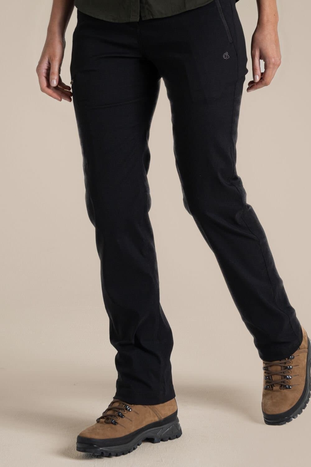Craghoppers Craghoppers Women's Expert Kiwi Pro' Stretch Water Repellent Trousers in Black