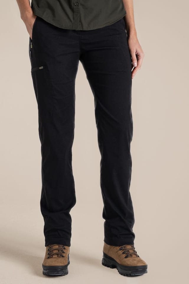 Craghoppers Craghoppers Women's Expert Kiwi Pro' Stretch Water Repellent Trousers in Black - 2