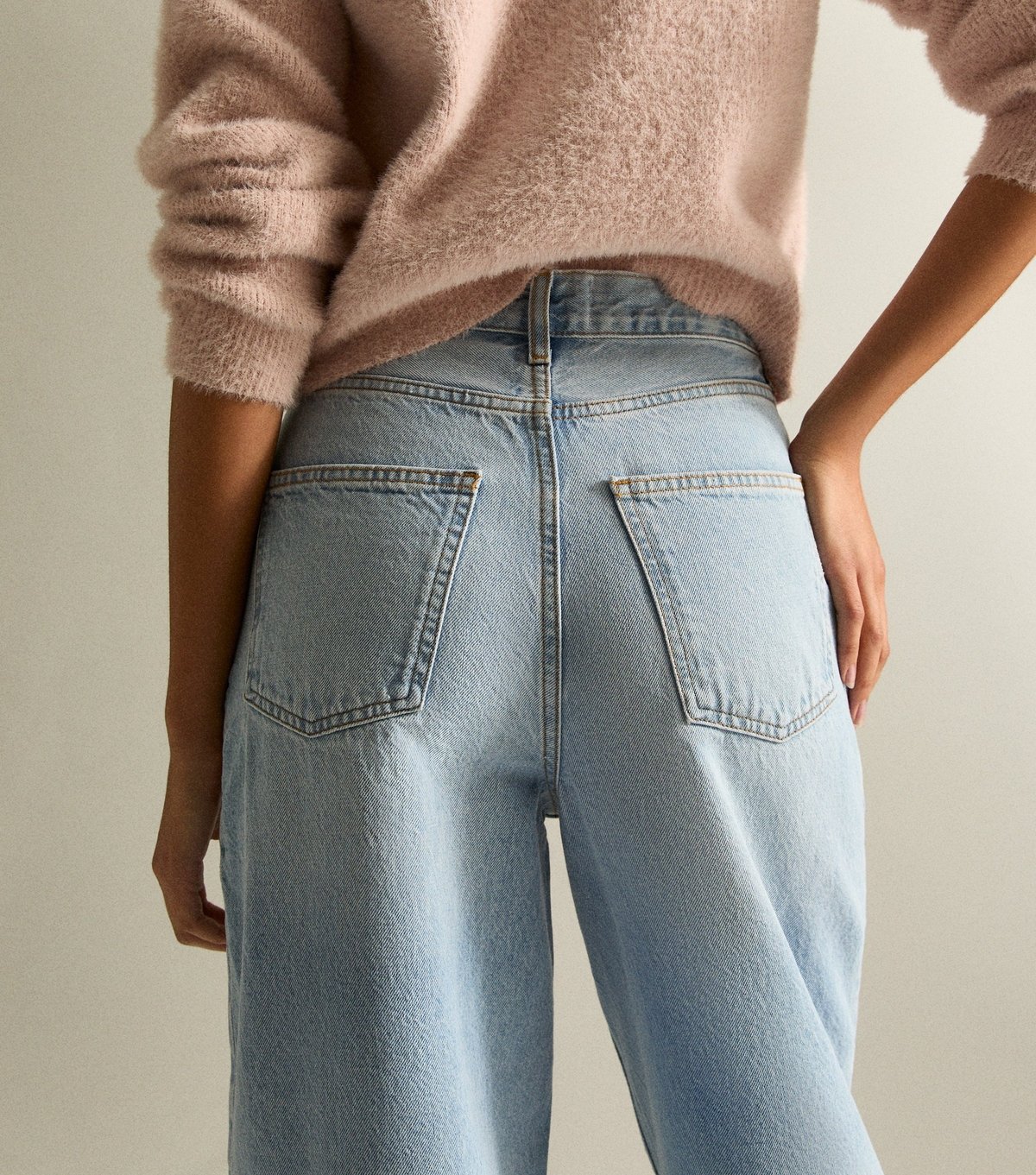 New Look Women's Light Blue Barrel Leg Denim Jeans New Look - 4