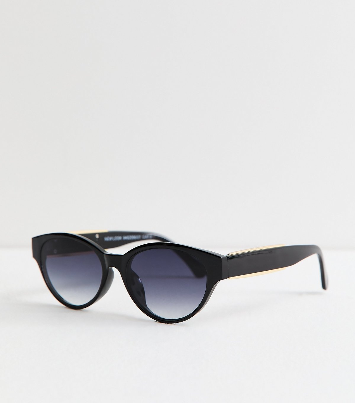 New Look Black Oval Frame Sunglasses New Look - 2