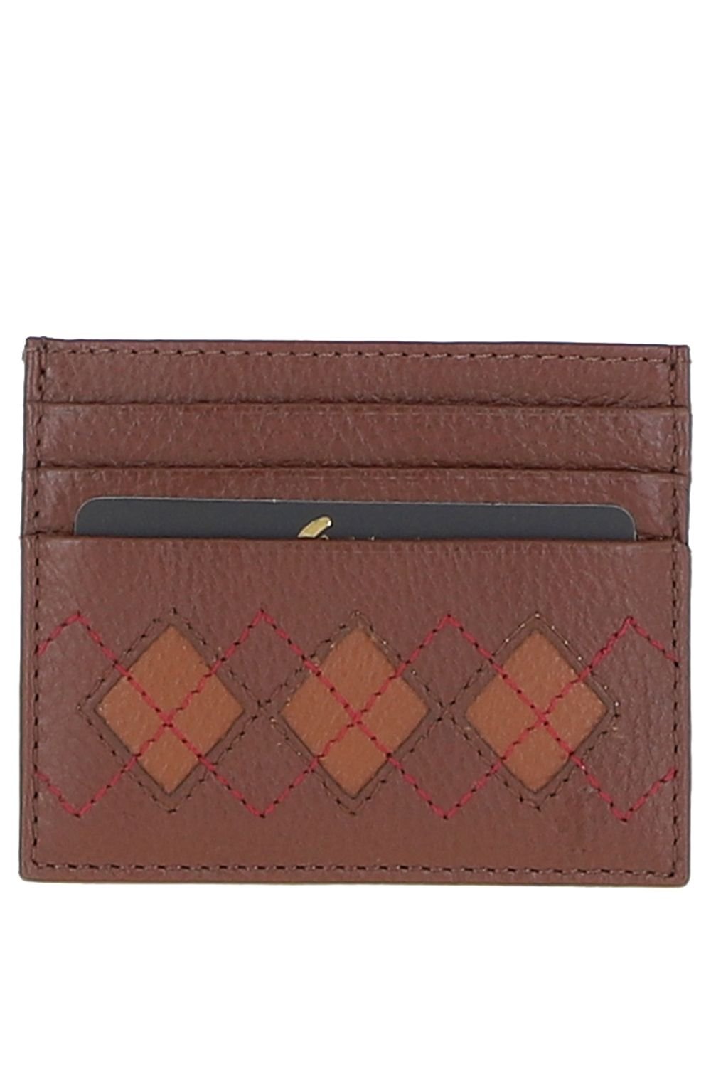 Gabicci GABICCI Men's Real Leather Card Holder in Tan - 2