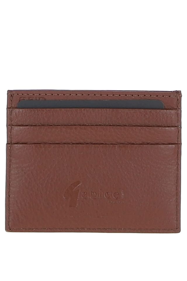 Gabicci GABICCI Men's Real Leather Card Holder in Tan - 3