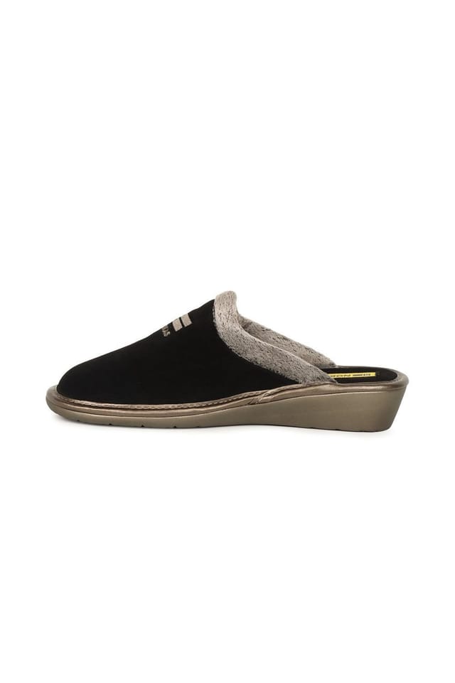 Nordikas Nordikas Women's 'Natala III' Suede Mule Slippers in Black - 2