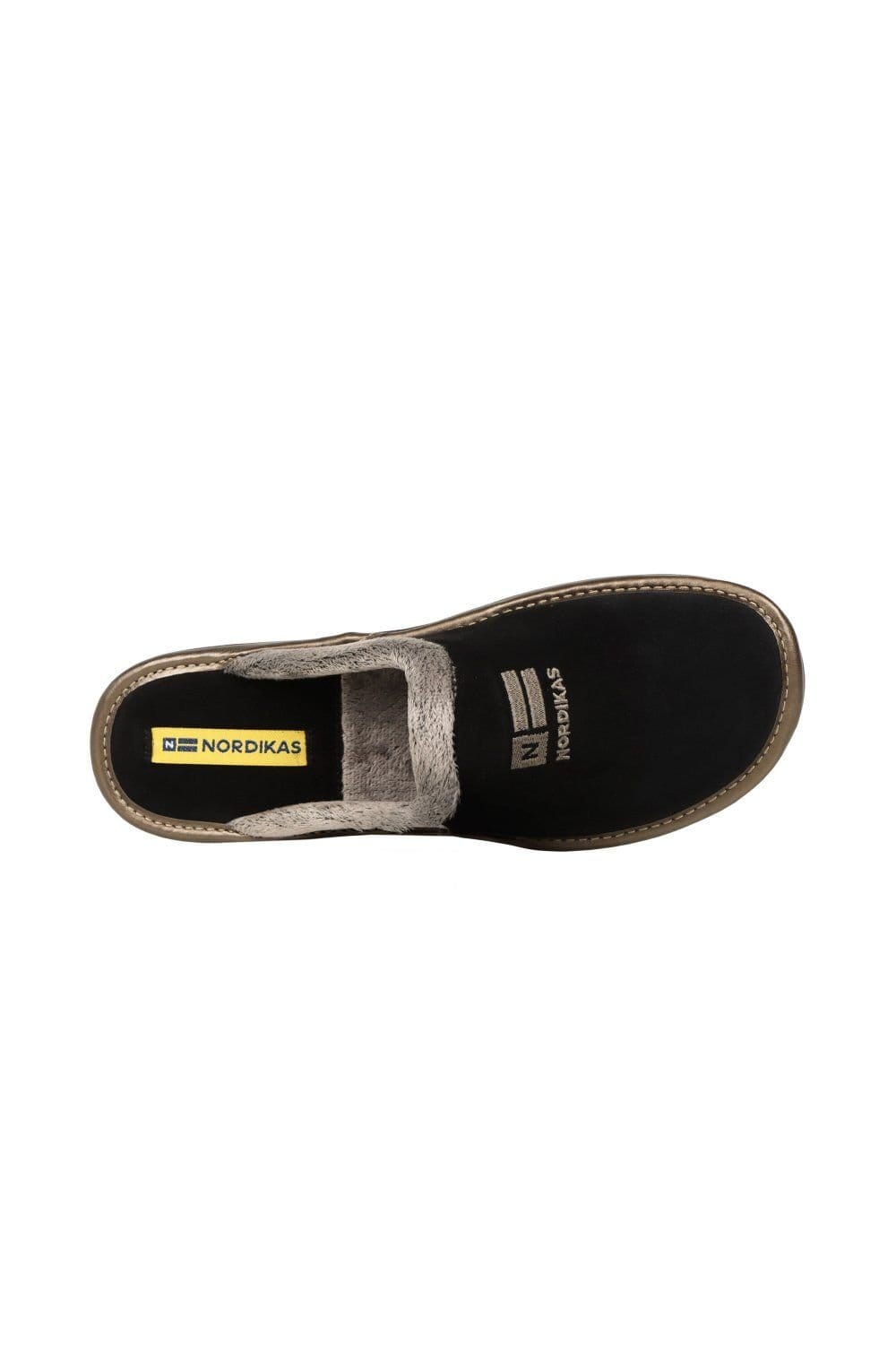 Nordikas Nordikas Women's 'Natala III' Suede Mule Slippers in Black - 4