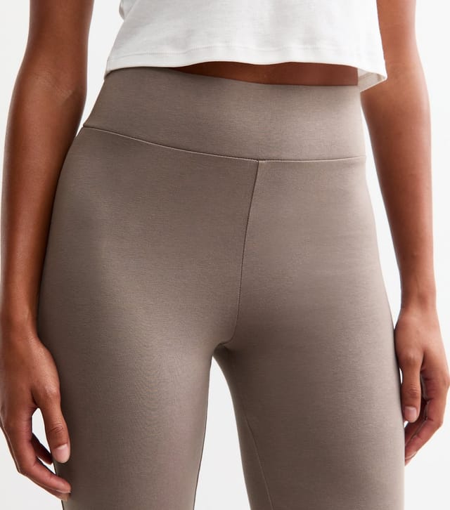 New Look Women's Brown High Waist Flared Leggings New Look - 2