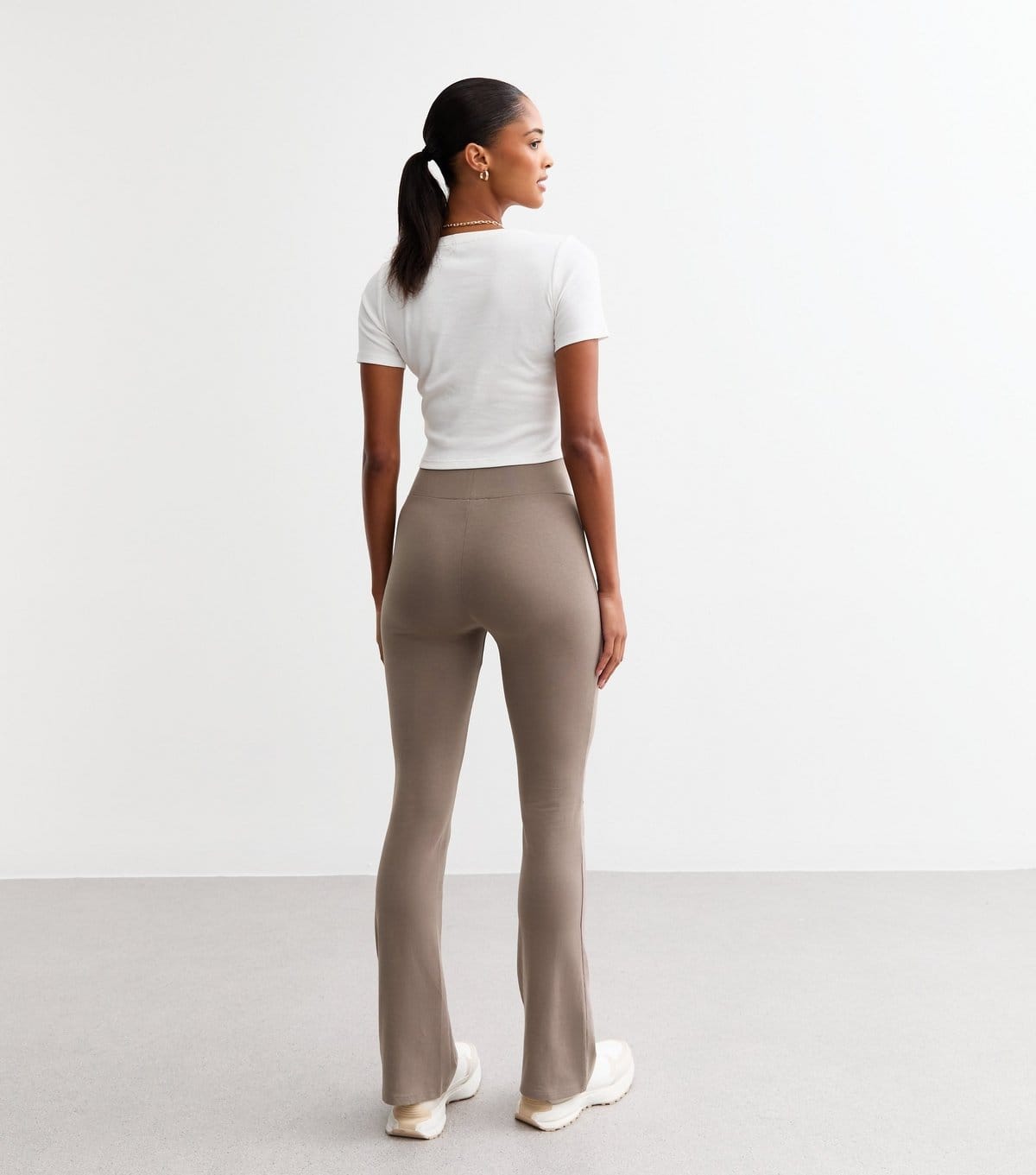 New Look Women's Brown High Waist Flared Leggings New Look - 4