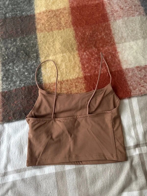 Bershka Beige Camisole Top