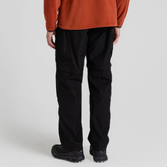 Craghoppers Craghoppers Men's Kiwi Convertible Water Repellent Anti-Insect Trousers in Black - 3