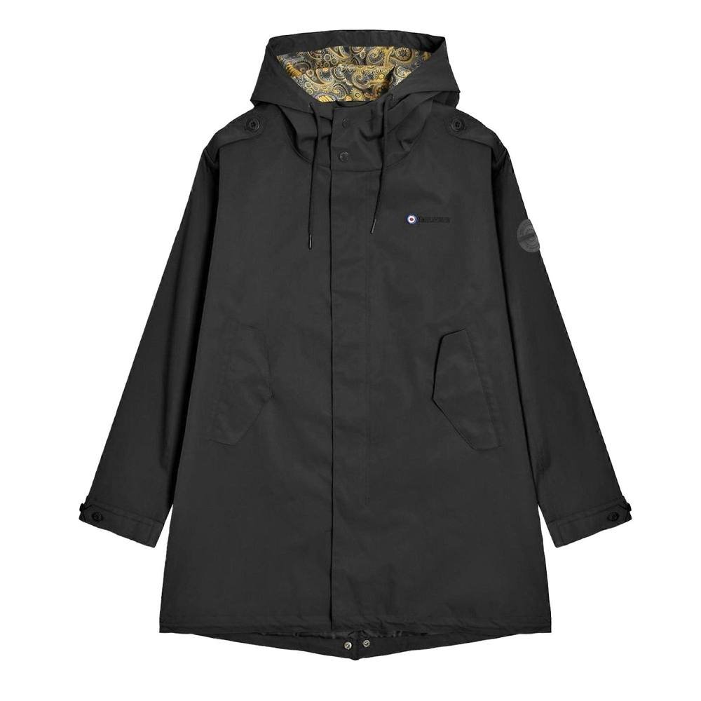 Lambretta Lambretta Men's Waterproof Parka in Black - 3