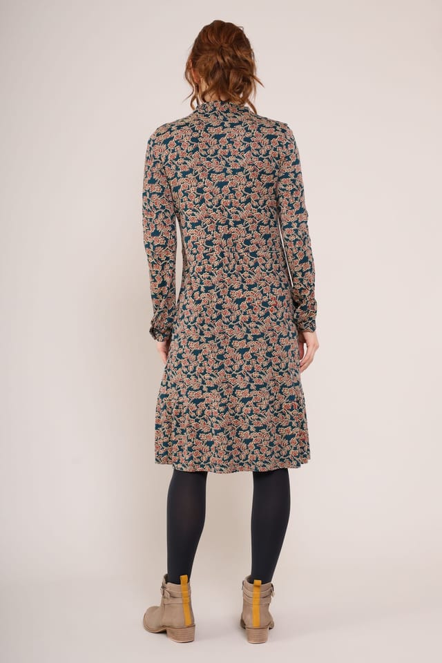 Nomads Clothing Nomads Clothing Women's Womens Tiered Tunic Dress in Bottle Green - 3