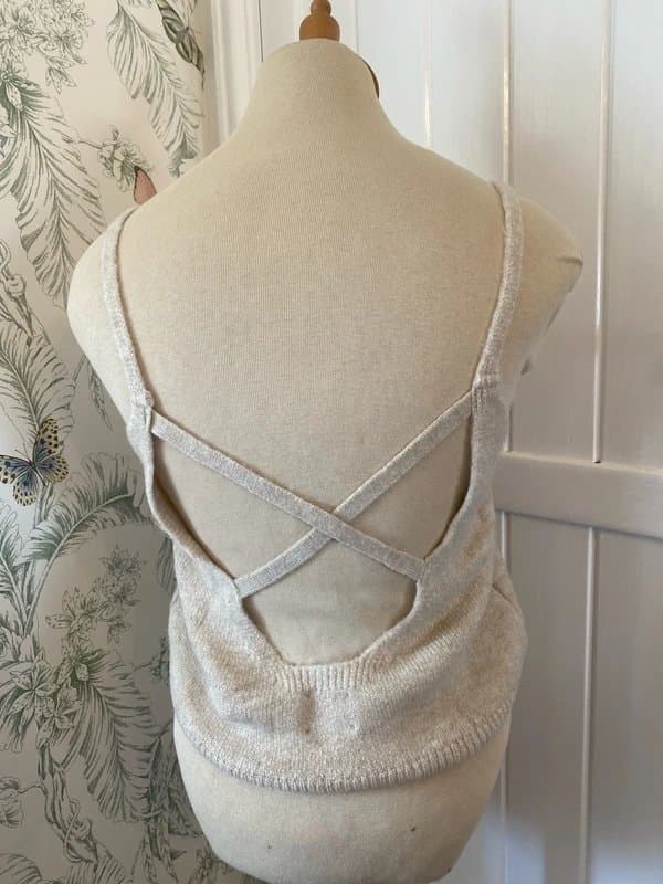ASOS Design ASOS beige knitted vest top size 10