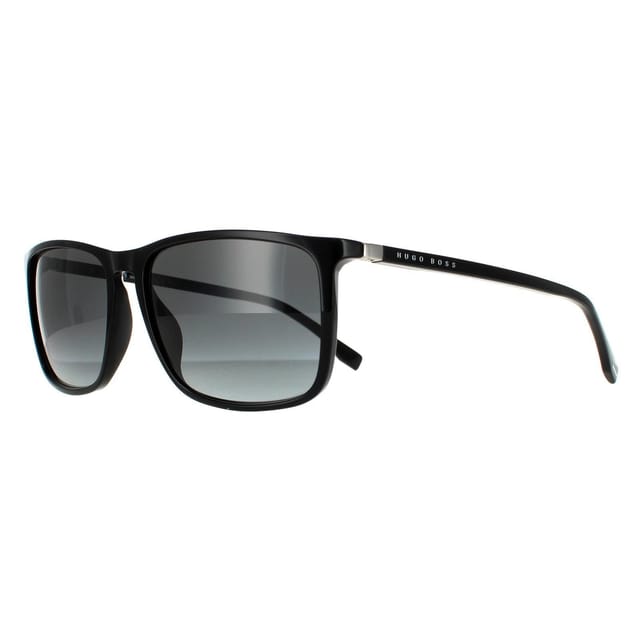 Hugo Boss Hugo Boss Men's Square Black Dark Grey Gradient Sunglasses - 2