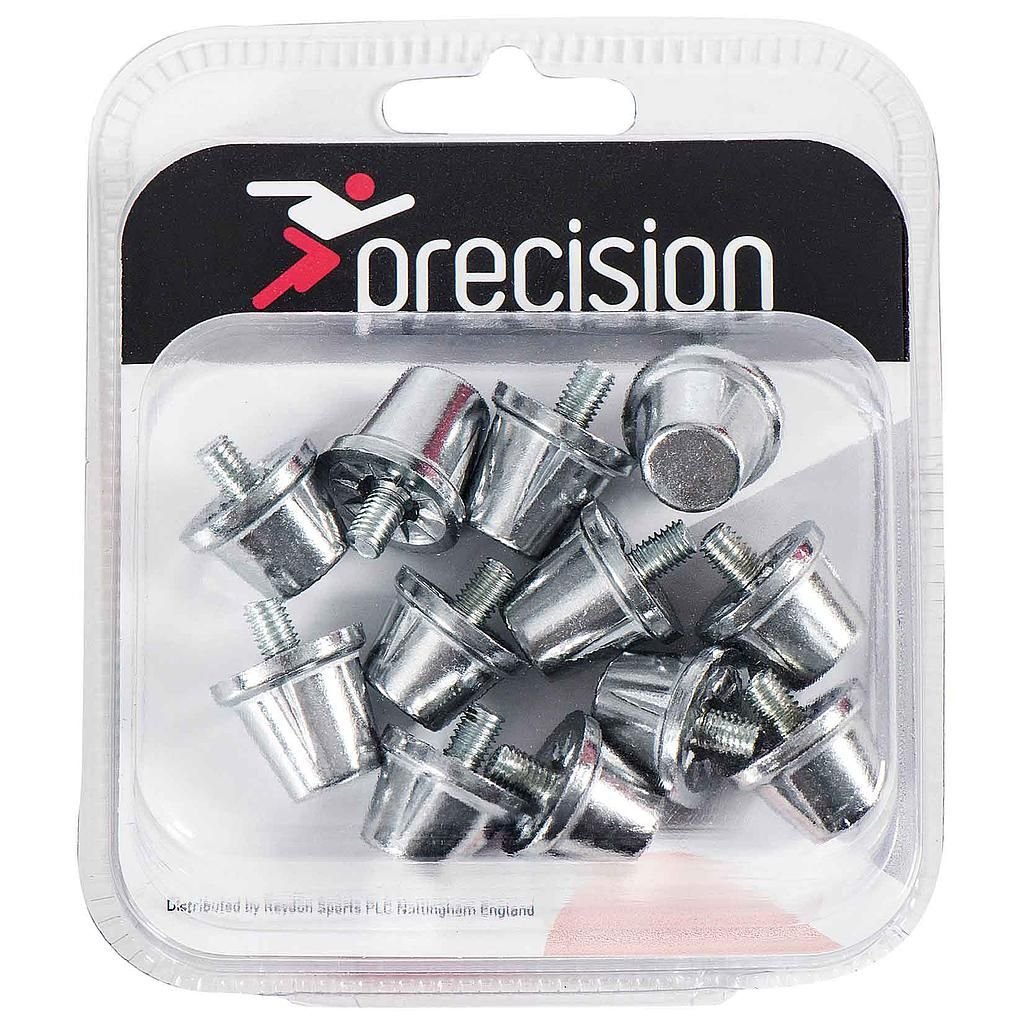 Precision Precision Men's Alloy Football Studs (Pack Of 12) in Silver - 2