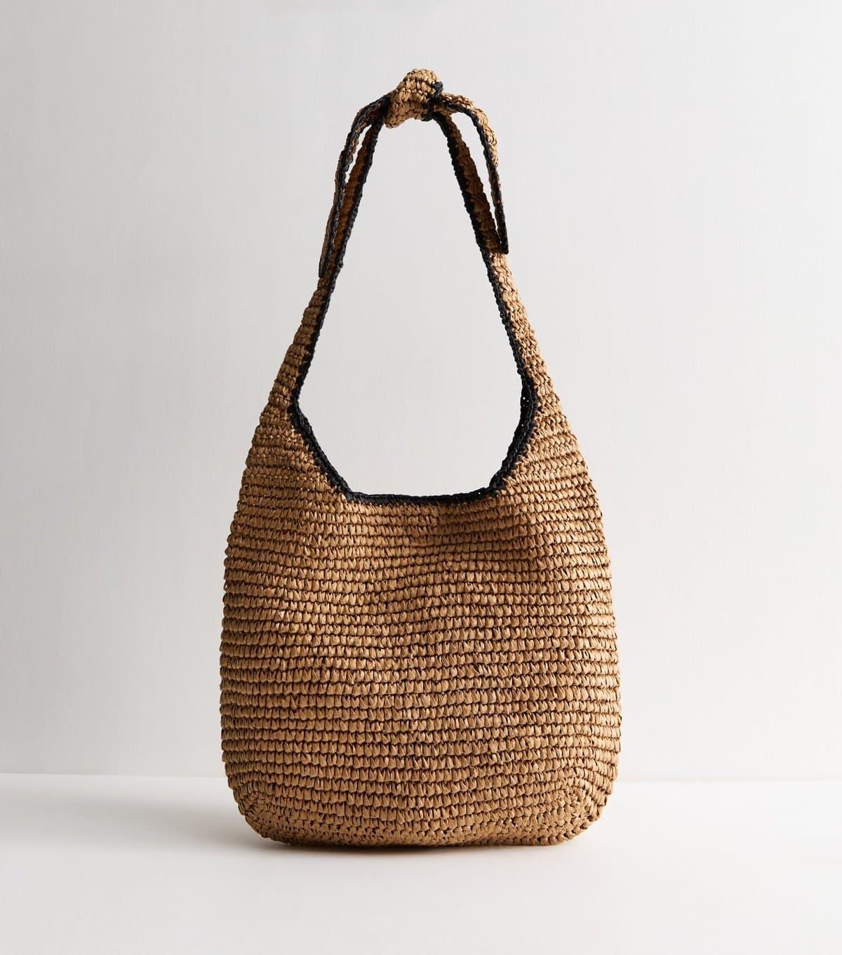 New Look New Look Stone Woven Slouchy Tote Bag
