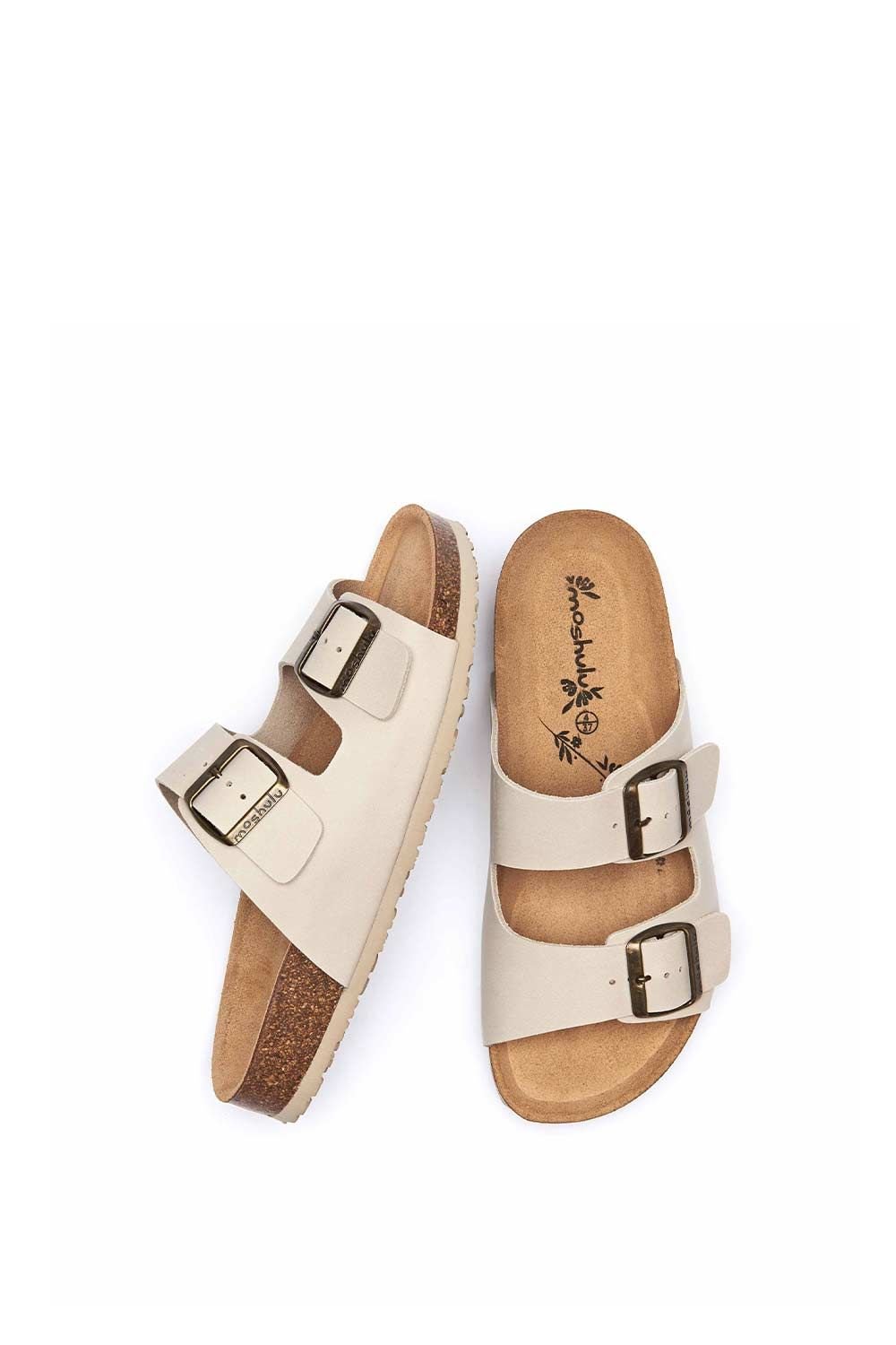 Moshulu Moshulu Women's 'Bavaria Waxy' Cork Footbed Sandals in Light Sand - 2