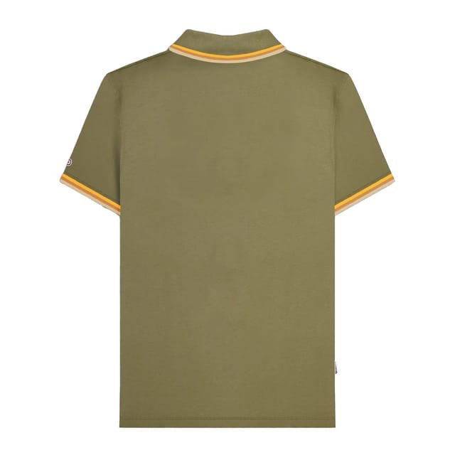 Lambretta Lambretta Men's SS25 Triple Tipped Polo Shirt in Green - 2