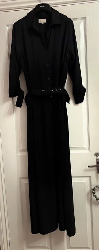 Dancing Leopard Dancing leopard plunge shirt dress party holiday casual 14-16 same day post