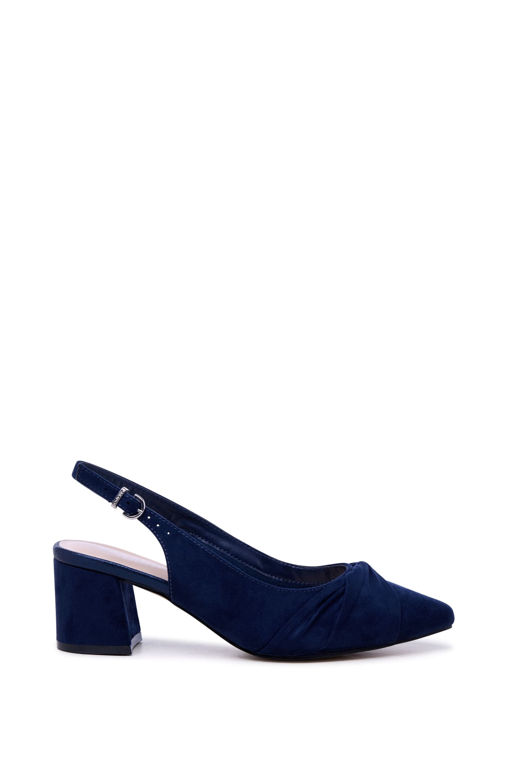 Paradox London Paradox London Women's Giverny' Wide Fit Slingback Court Shoes in Navy
