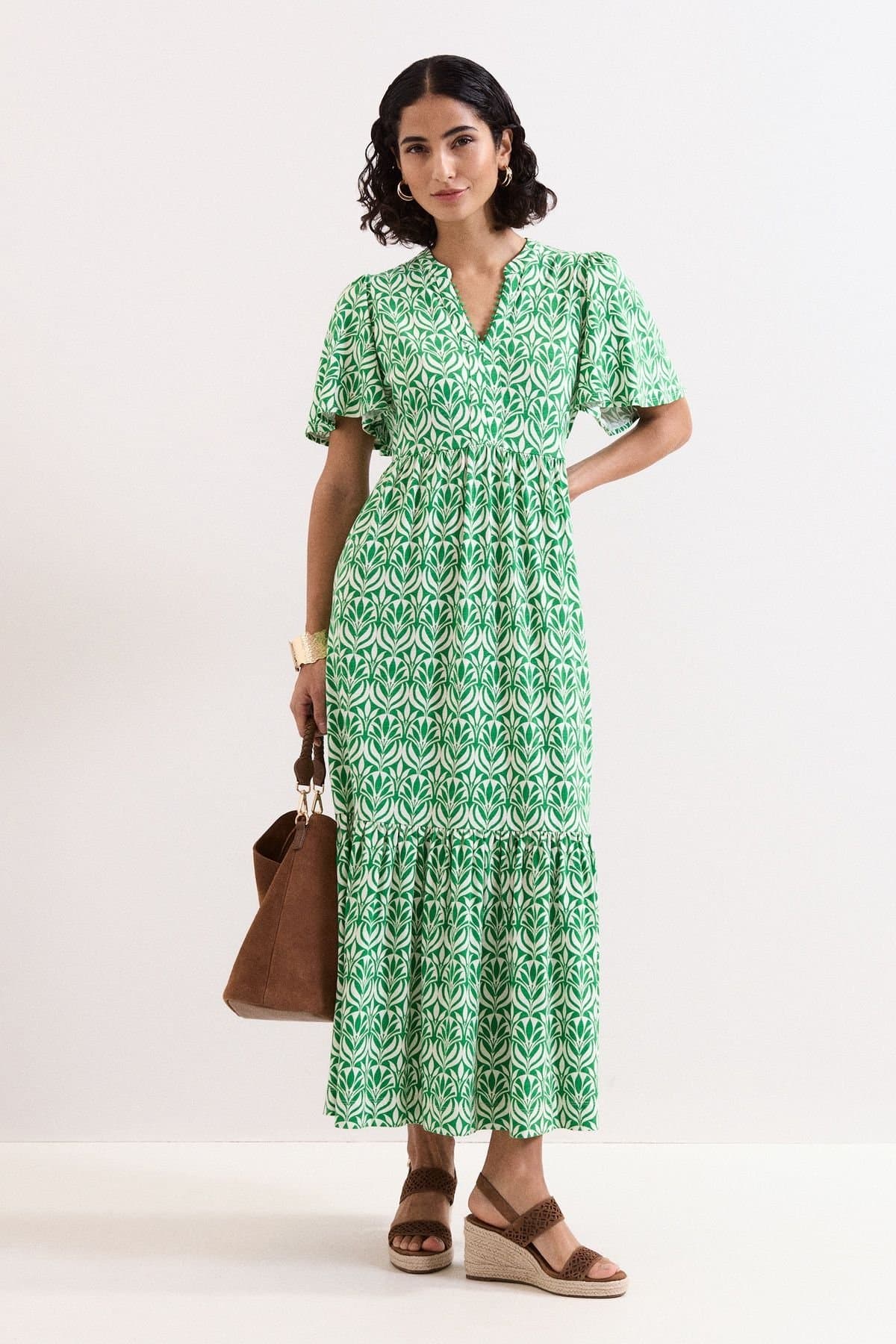 Phase Eight Phase Eight Women's Shakira Jersey Dress in Green