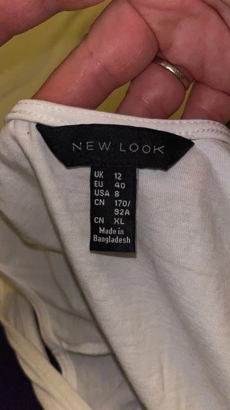 New Look White vest top