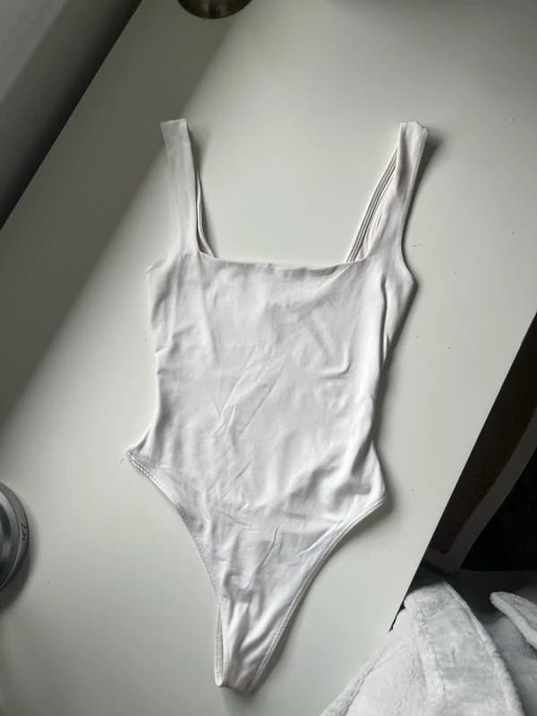 Bershka White bodysuit