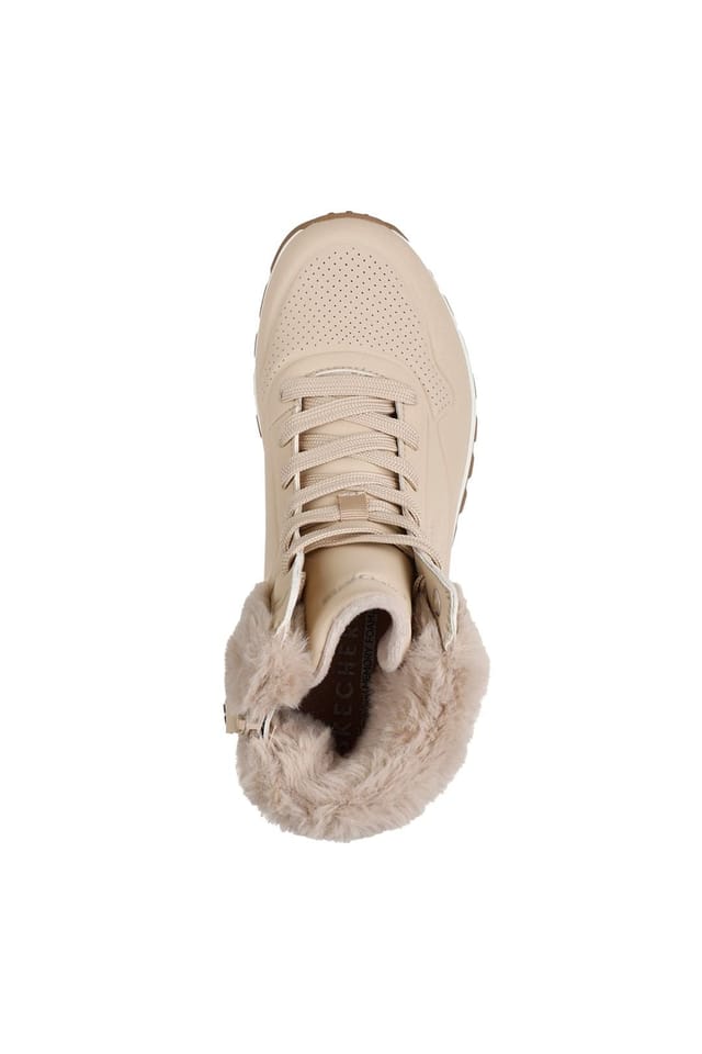 Skechers Skechers Women's UNO RUGGED Faux Fur Collar Lace Up Sneaker Boot W/ Air-Cooled Mf Sand - 2