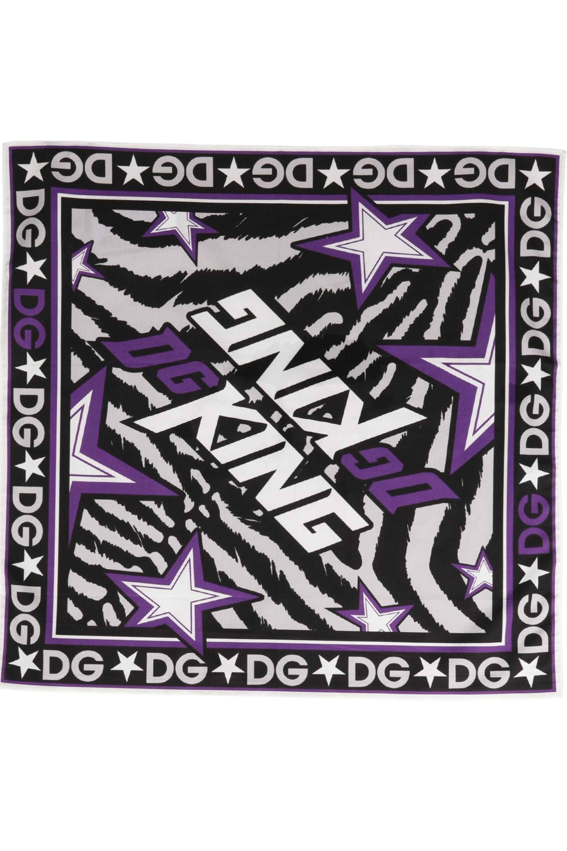 Dolce & Gabbana Dolce & Gabbana Women's Cotton Foulard Scarf in Black
