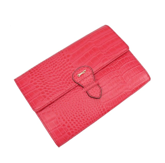 Paul Costelloe Paul Costelloe Women's Florence Leather Purse in Pink - 3