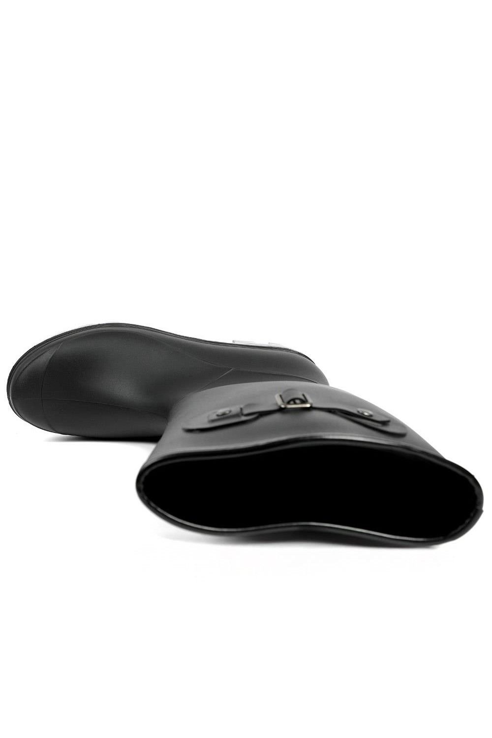 Pavers Pavers Men's Waterproof Wellies in Black - 4