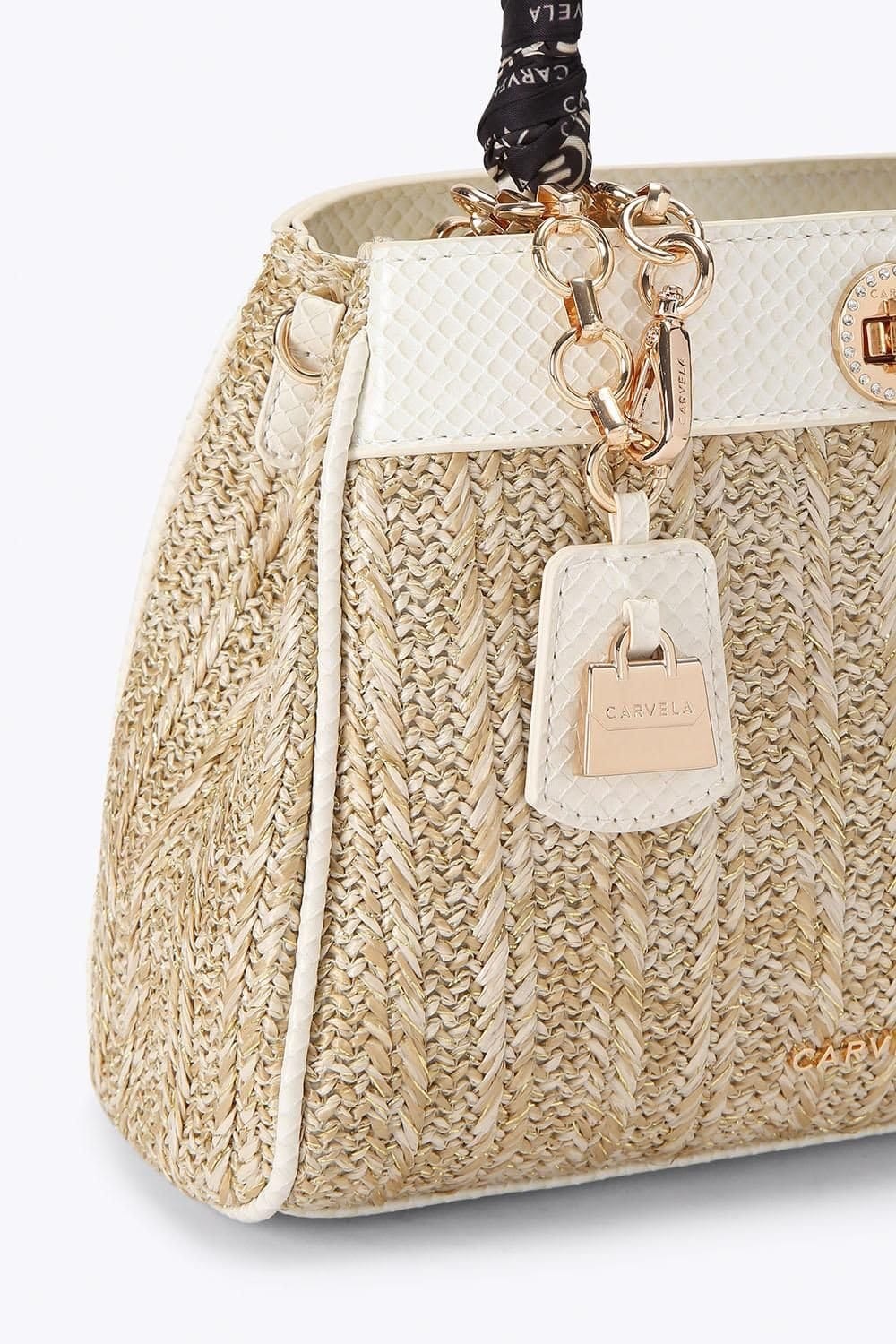 Carvela Carvela Women's 'Sorrento Top Handle' Bag in Beige - 4