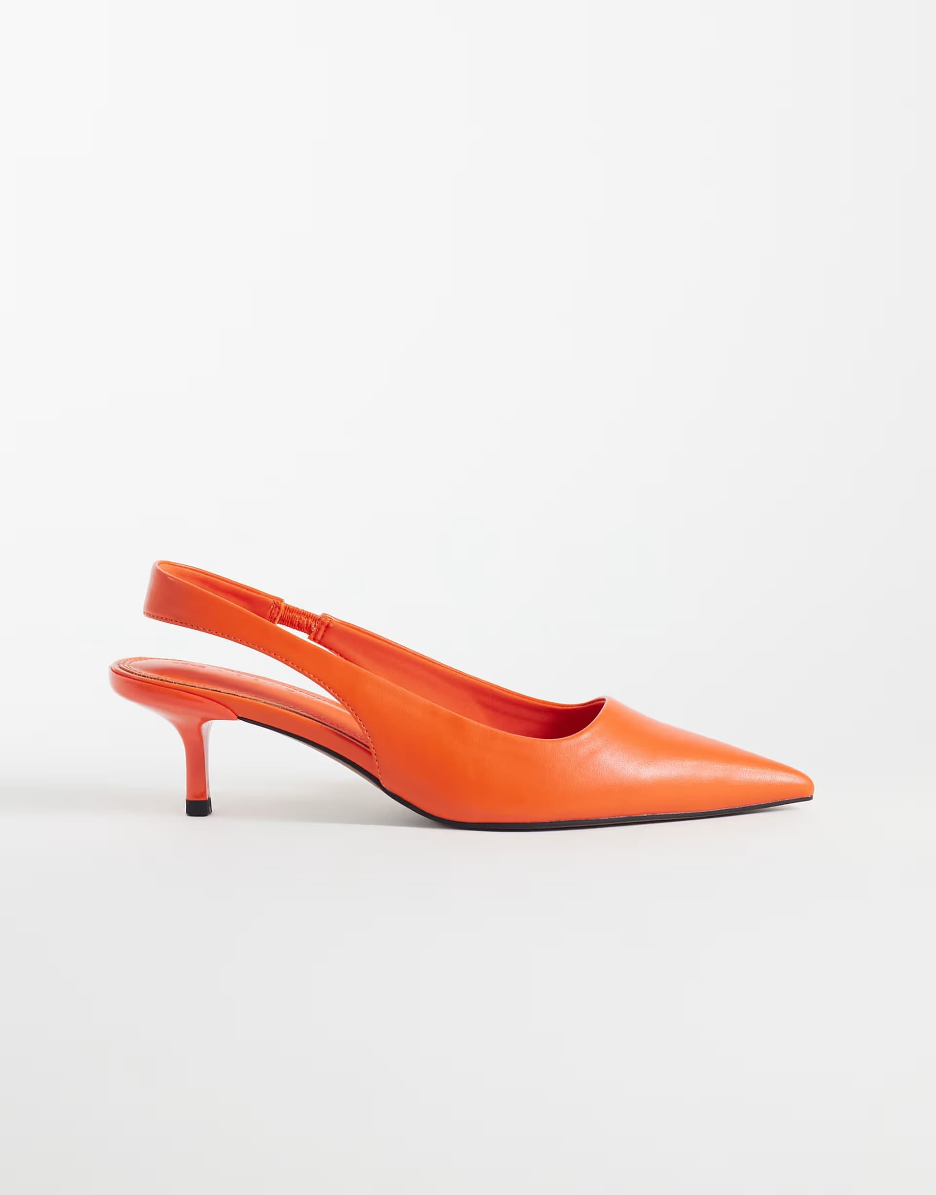 ASOS ASOS Orange Kitten Heeled Shoes