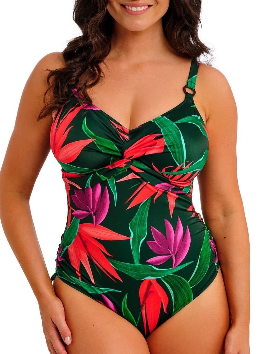 Fantasie Fantasie Women's Pichola Twist Front Swimsuit in Green