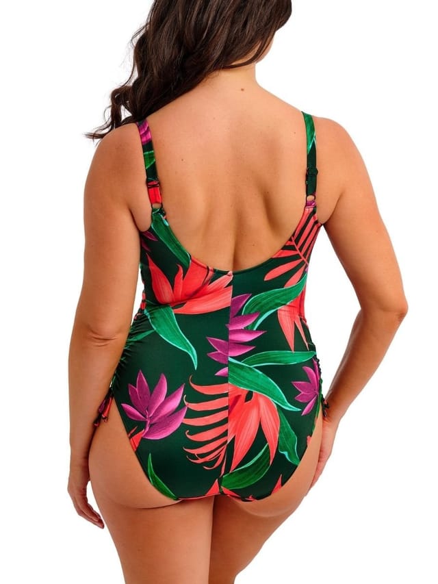 Fantasie Fantasie Women's Pichola Twist Front Swimsuit in Green - 2