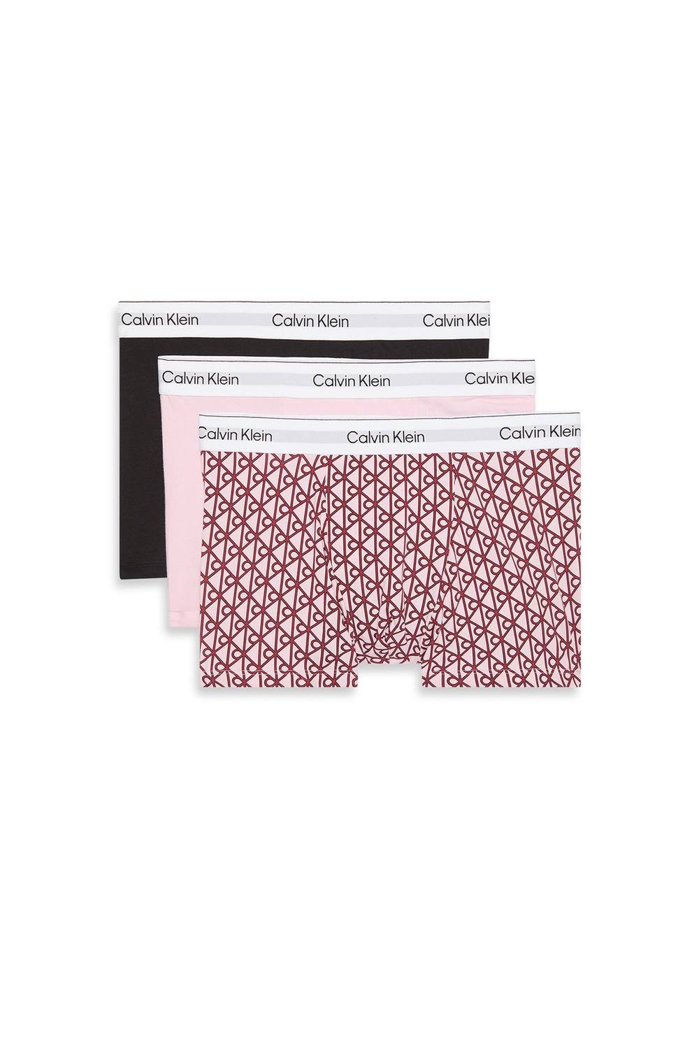 Calvin Klein Calvin Klein Men's Icon Cs Vday Relax Fit Trunk 3Pk Black/Bijou - 2