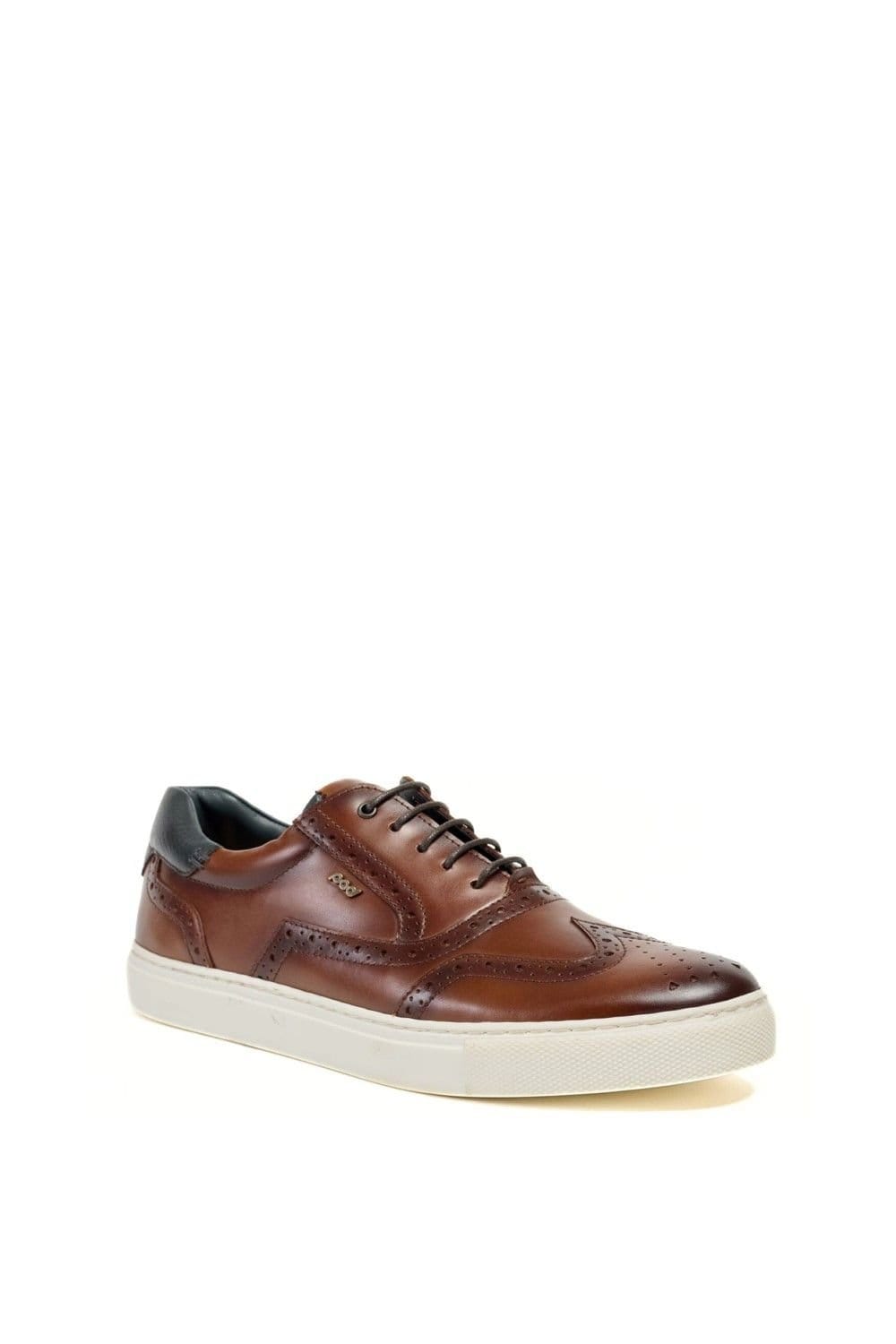 Pod Pod Men's Dobbs Brogue in Tan - 1